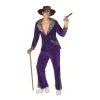 Pimp Daddy Seiden Anzug - Lila -Kostüme für Männer Verkäufe pimp daddy costume purple