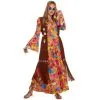 Langes 70er Hippie Kleid Kostüm Für Frauen -Kostüme für Männer Verkäufe ugcn5yig