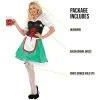 Grünes Dirndl Kleid Kostüm Für Frauen -Kostüme für Männer Verkäufe womens oktoberfest dirndl costume